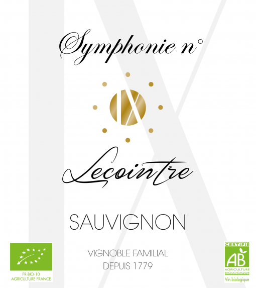 Etiquette Sauvignon Symphonie N° IX