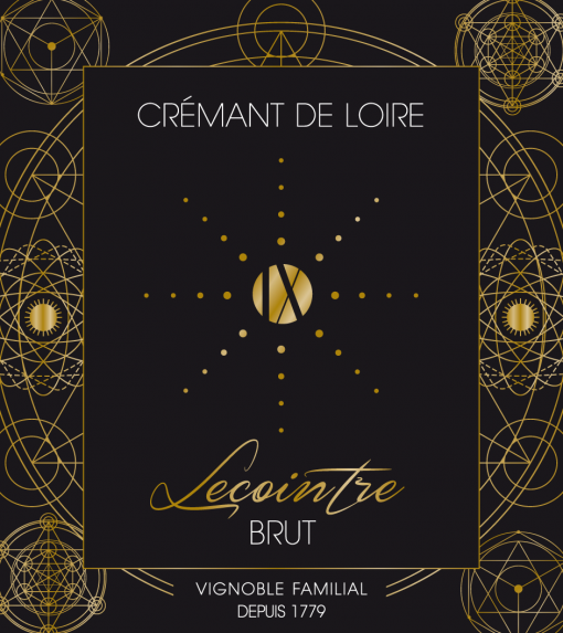 Etiquette Crémant de Loire Blanc