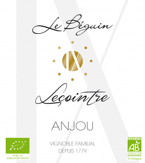 Etiquette Anjou Blanc Le Béguin